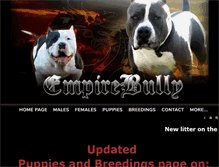 Tablet Screenshot of empirebully.com
